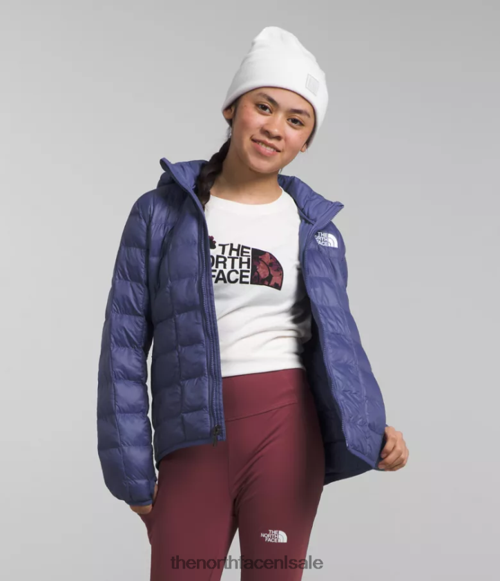 kinderen Thermoball-jack met capuchon The North Face P464ZN182 kleding grot blauw