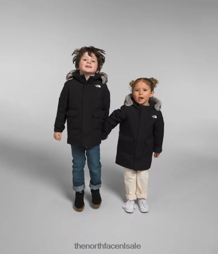 kinderen arctische parka The North Face P464ZN1155 kleding tn zwart