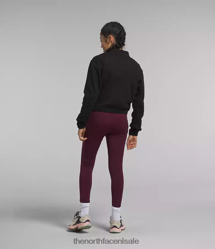 kinderen behaaglijk droomfleecejack met volledige ritssluiting The North Face P464ZN985 kleding tnf zwarte heide