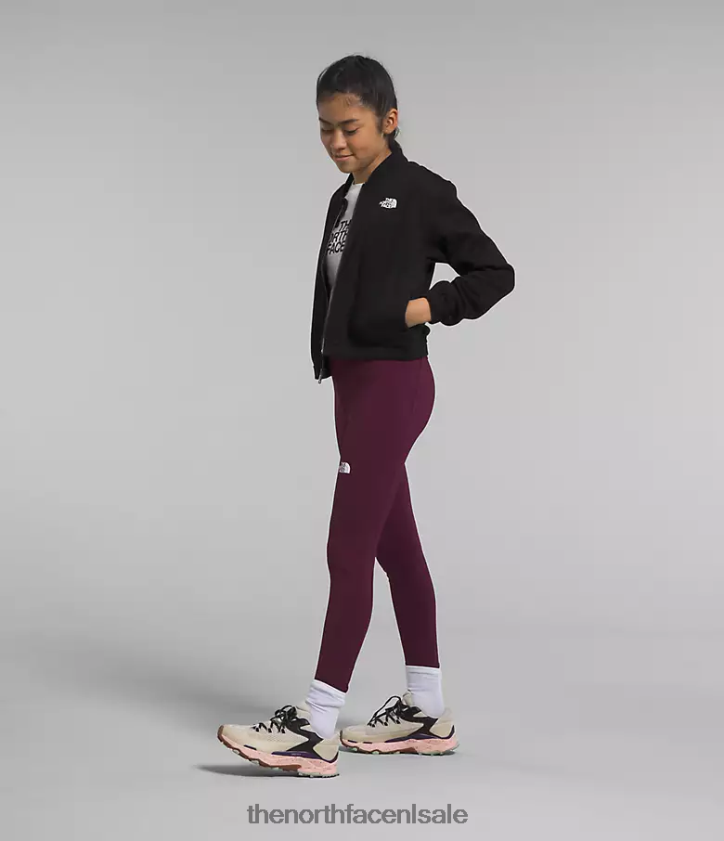 kinderen behaaglijk droomfleecejack met volledige ritssluiting The North Face P464ZN985 kleding tnf zwarte heide