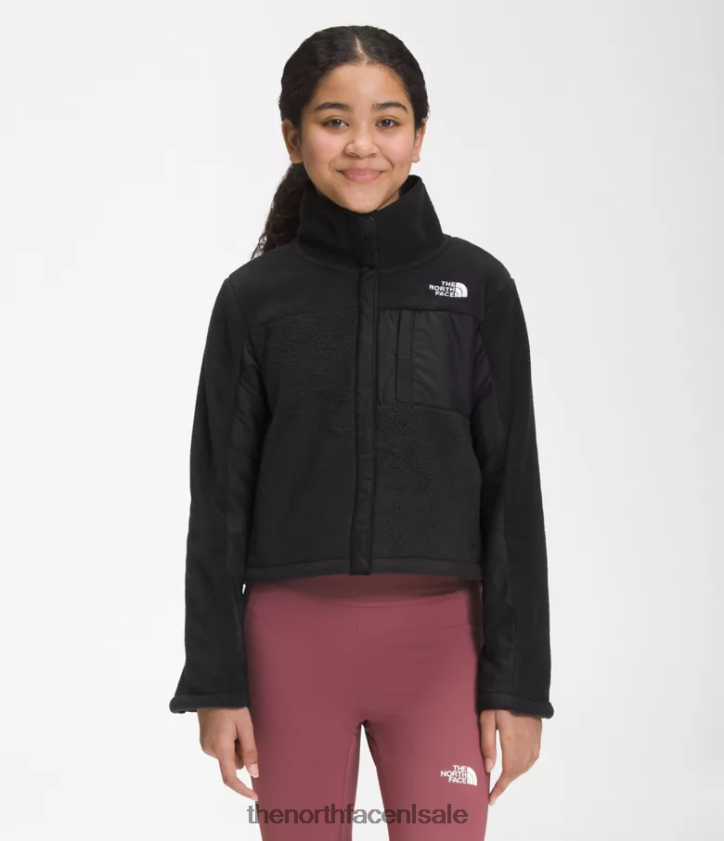kinderen fleece mashup-jack The North Face P464ZN71 kleding tn zwart