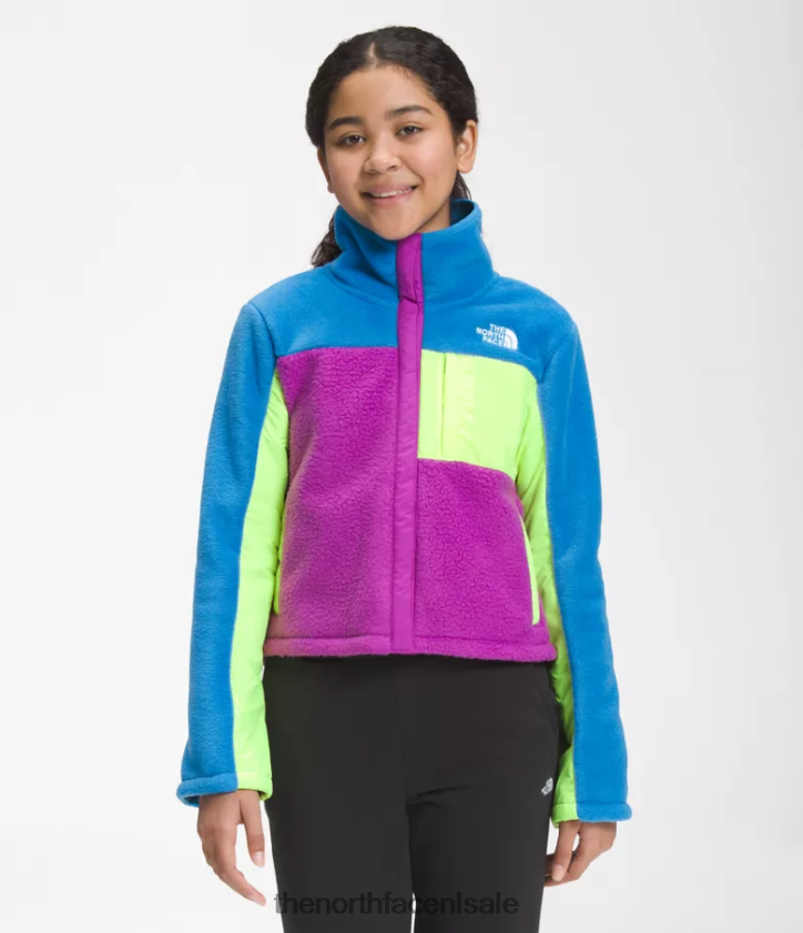 kinderen fleece mashup-jack The North Face P464ZN72 kleding super sonisch blauw