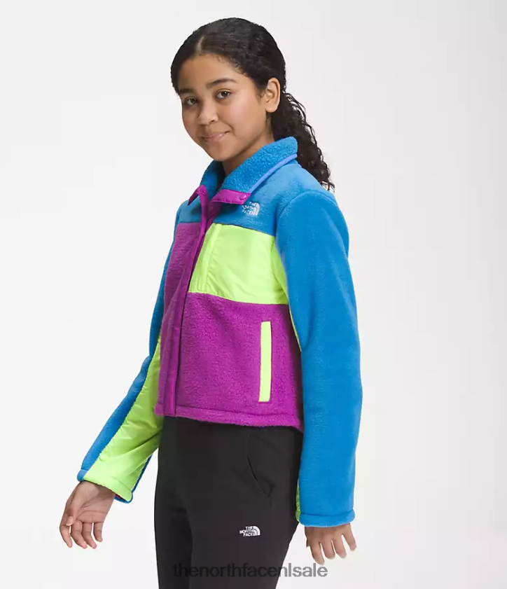 kinderen fleece mashup-jack The North Face P464ZN72 kleding super sonisch blauw