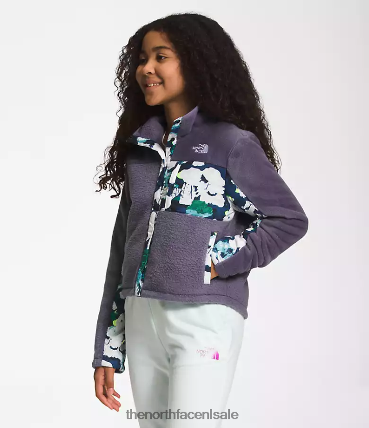 kinderen fleece mashup-jack The North Face P464ZN73 kleding maan leisteen