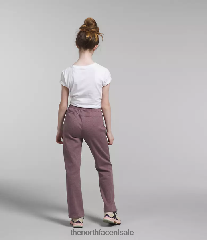 kinderen gezellige dream fleece broek met wijde pijpen The North Face P464ZN267 kleding fawn grijze heide