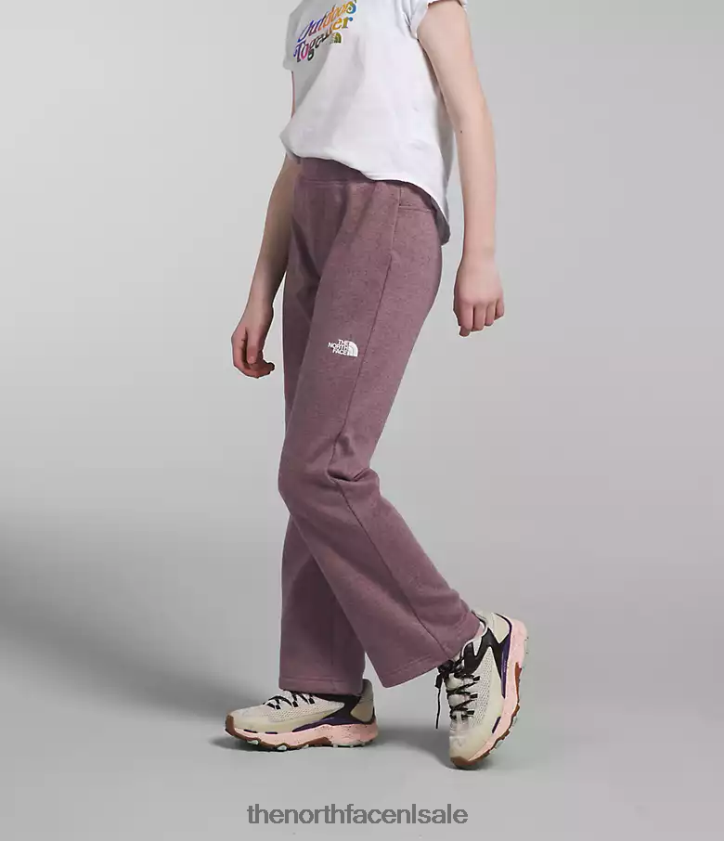kinderen gezellige dream fleece broek met wijde pijpen The North Face P464ZN267 kleding fawn grijze heide