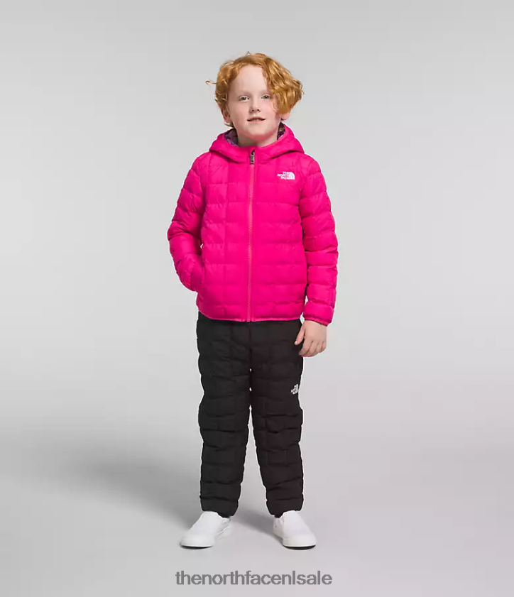 kinderen omkeerbaar thermoballjack met capuchon The North Face P464ZN1239 kleding Dhr roze