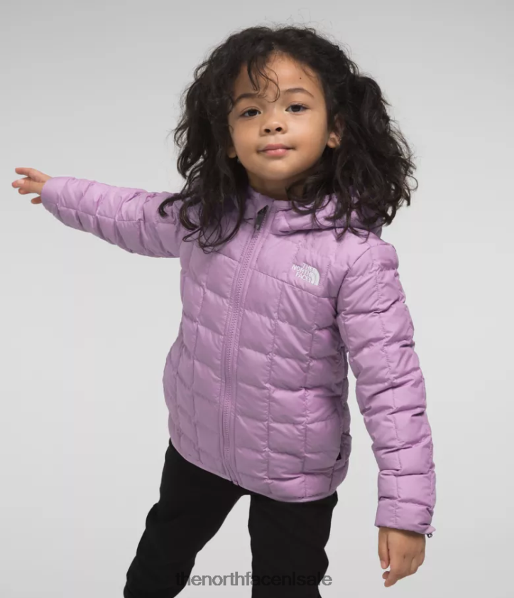 kinderen omkeerbaar thermoballjack met capuchon The North Face P464ZN1240 kleding wolvin