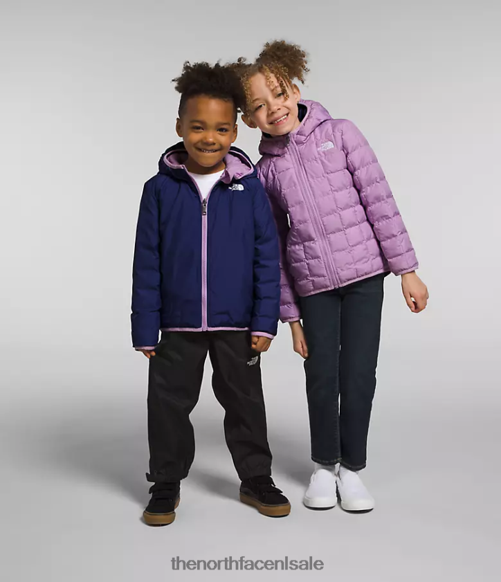 kinderen omkeerbaar thermoballjack met capuchon The North Face P464ZN1240 kleding wolvin
