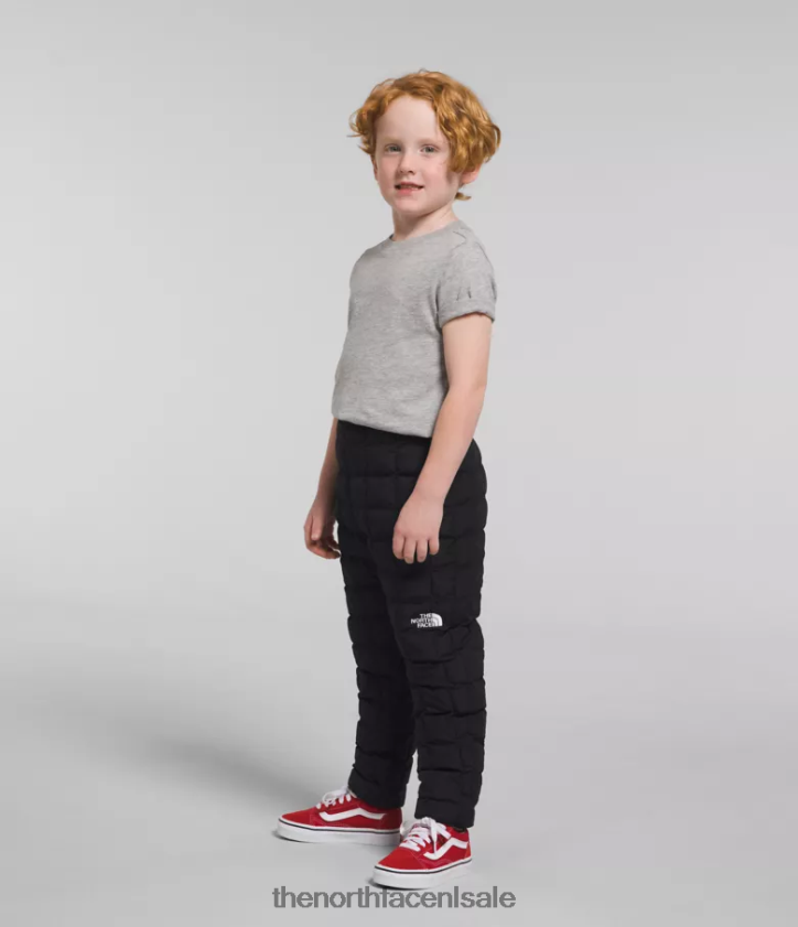 kinderen omkeerbare thermoballbroek The North Face P464ZN1190 kleding tn zwart