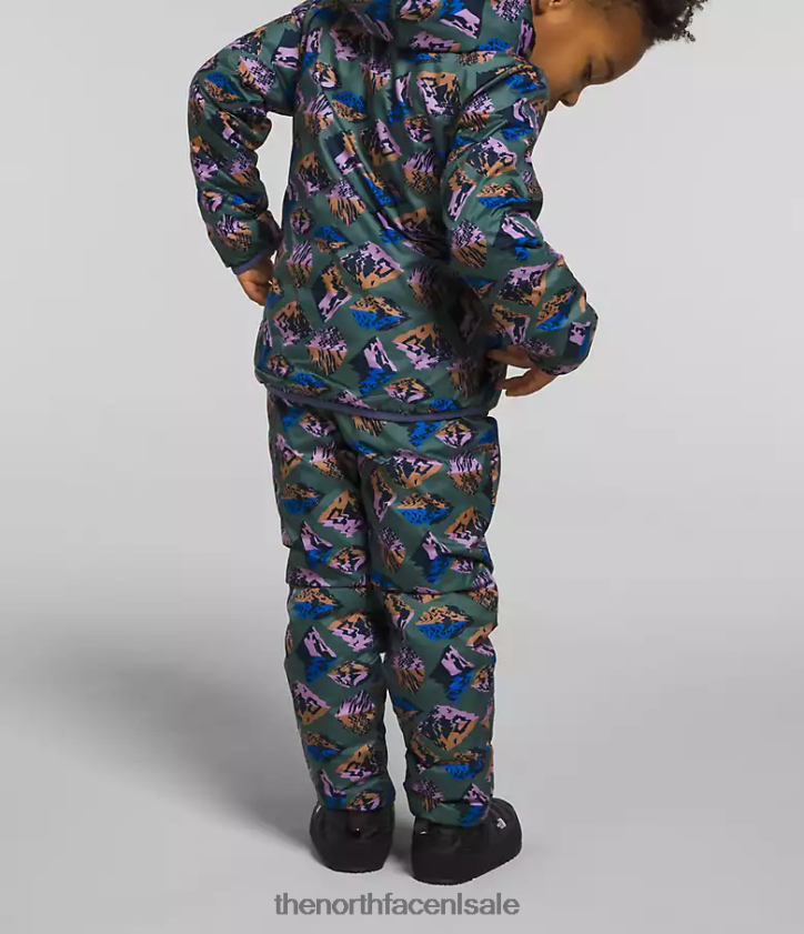 kinderen omkeerbare thermoballbroek The North Face P464ZN1191 kleding grot blauw