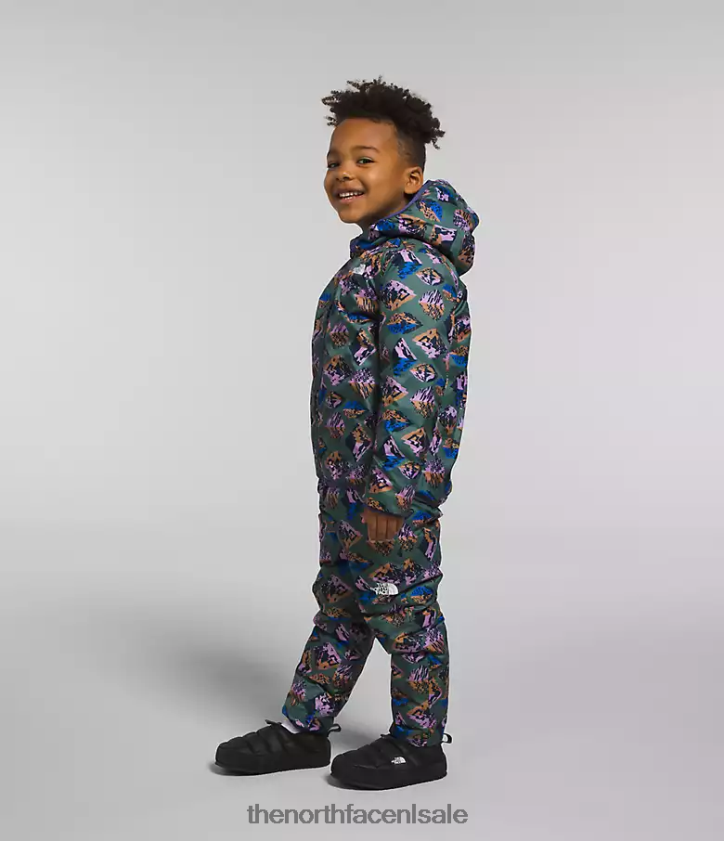 kinderen omkeerbare thermoballbroek The North Face P464ZN1191 kleding grot blauw