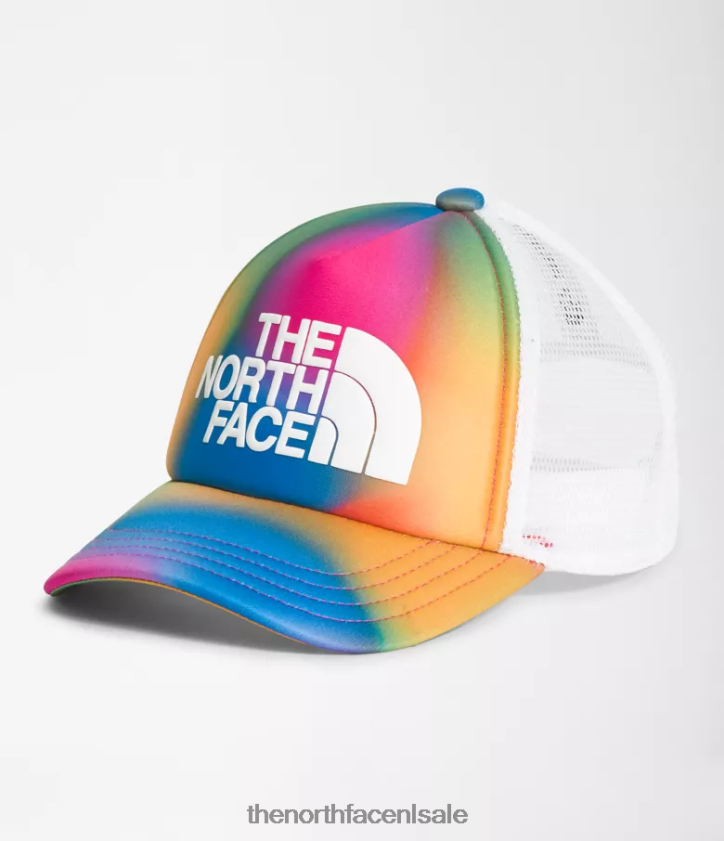 kinderen schuim vrachtwagenchauffeur The North Face P464ZN183 accessoire super sonische blauwe gradiëntprint