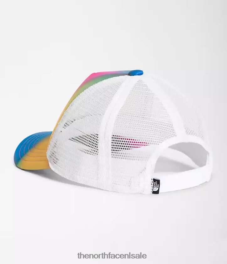 kinderen schuim vrachtwagenchauffeur The North Face P464ZN183 accessoire super sonische blauwe gradiëntprint