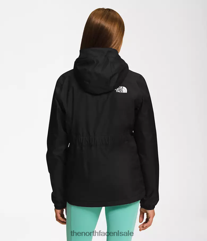 kinderen warme stormregenjas The North Face P464ZN390 kleding tn zwart