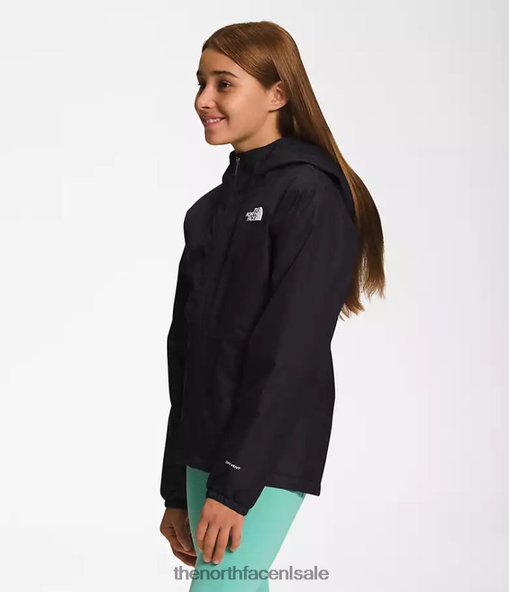 kinderen warme stormregenjas The North Face P464ZN390 kleding tn zwart