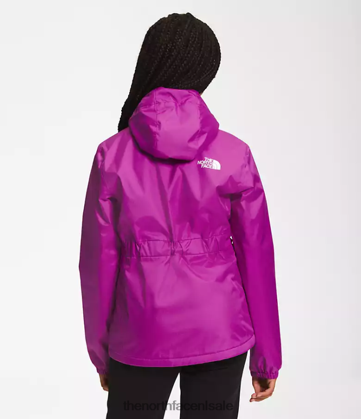 kinderen warme stormregenjas The North Face P464ZN391 kleding paarse cactusbloem