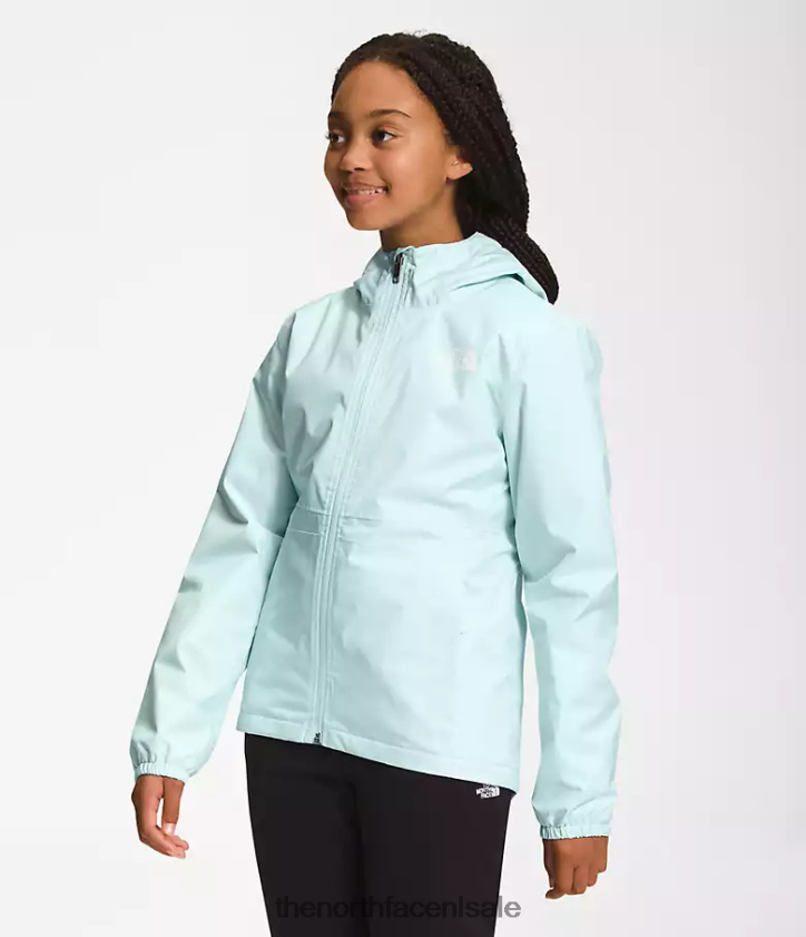 kinderen warme stormregenjas The North Face P464ZN392 kleding dakraam blauw