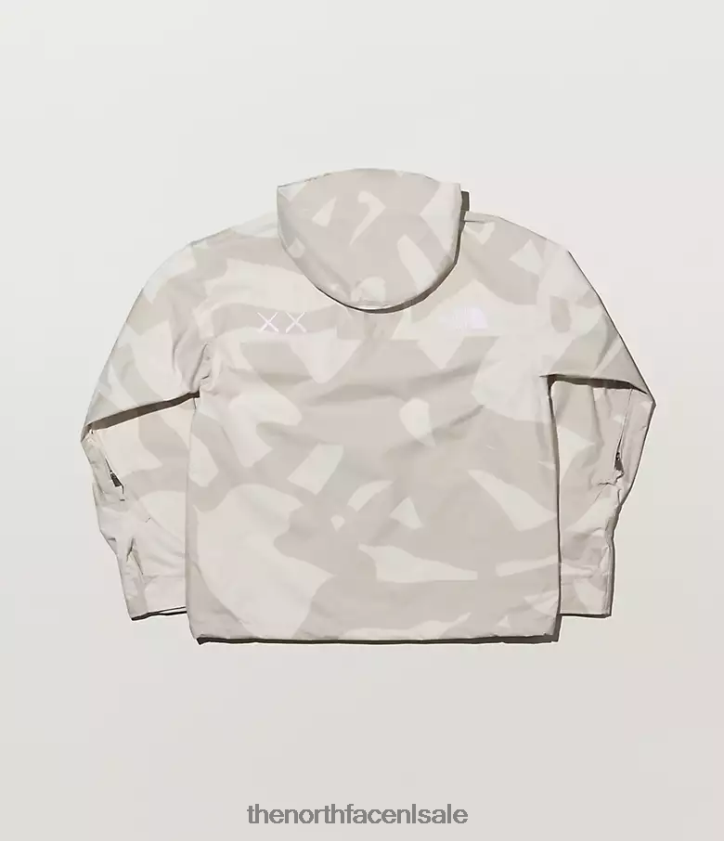 unisex Tnf x Kaws retro bergjas uit 1986 The North Face P464ZN52 kleding kw maanlicht ivoor 86 mtn print
