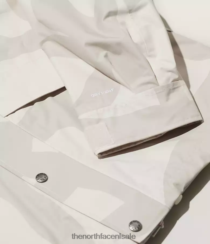 unisex Tnf x Kaws retro bergjas uit 1986 The North Face P464ZN52 kleding kw maanlicht ivoor 86 mtn print