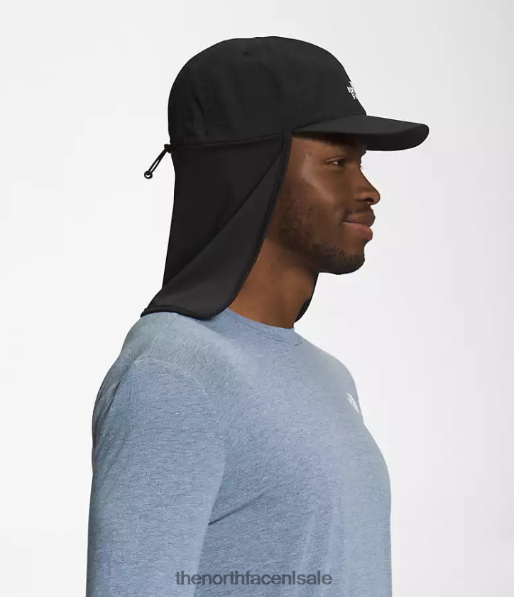 unisex horizon zonnekap hoed The North Face P464ZN365 accessoire tn zwart