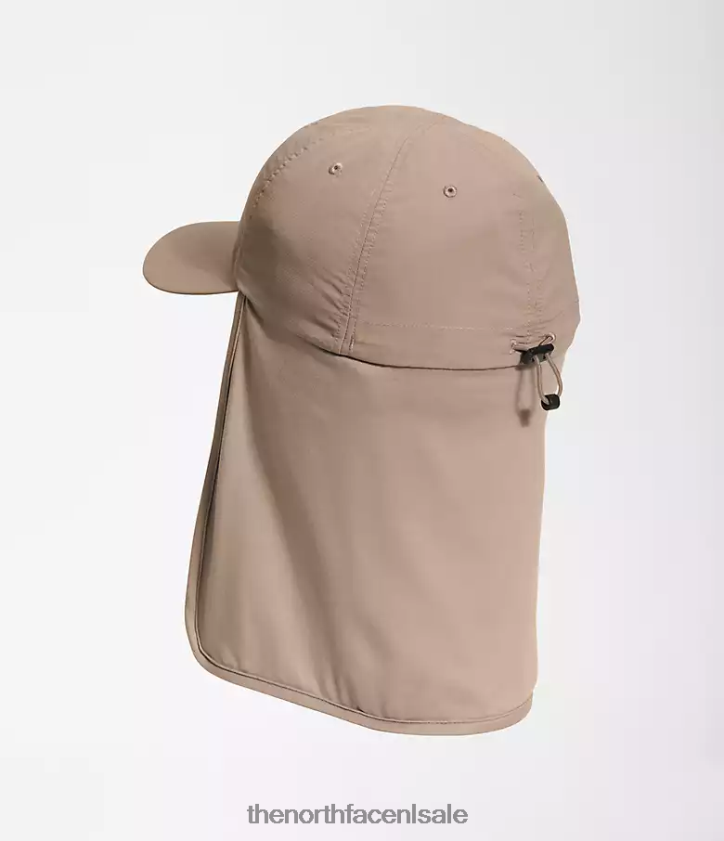 unisex horizon zonnekap hoed The North Face P464ZN366 accessoire duinbeige