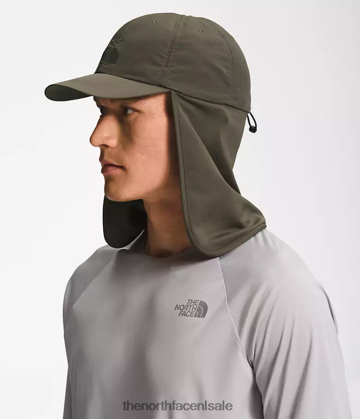unisex horizon zonnekap hoed The North Face P464ZN367 accessoire nieuw taupegroen