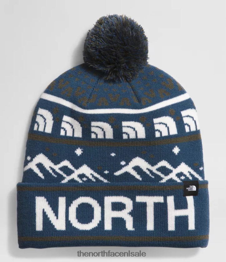 unisex ski tuk The North Face P464ZN1048 accessoire schaduwblauw/nieuw taupegroen