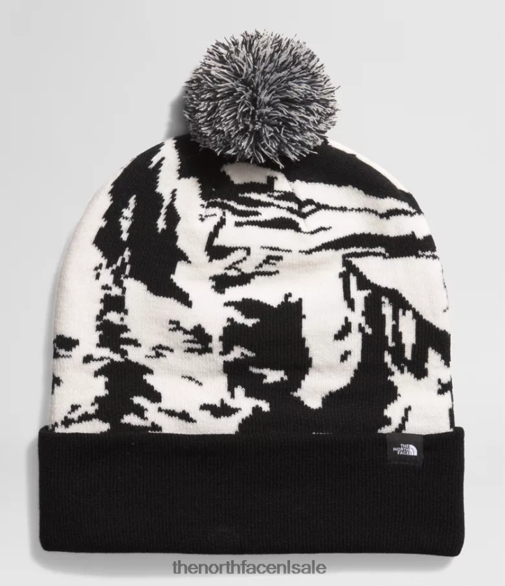 tnf zwart/gardenia wit