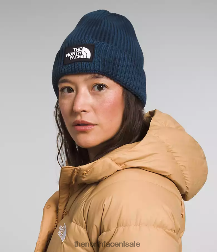 unisex tie-dye boxmuts met logo The North Face P464ZN793 accessoire schaduwrijk blauw