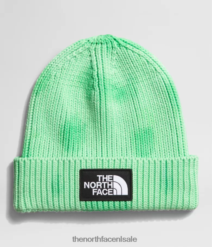 unisex tie-dye boxmuts met logo The North Face P464ZN795 accessoire chlorofyl groen