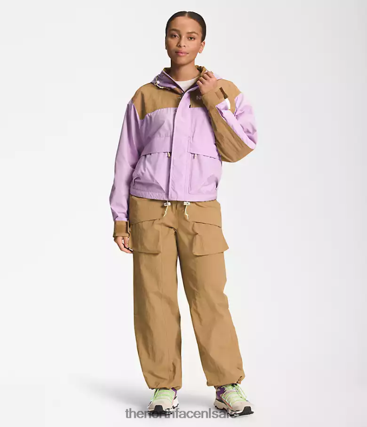 vrouwen 86 low-fi hi-tek korte bergjas The North Face P464ZN940 kleding lupine/nuttig bruin