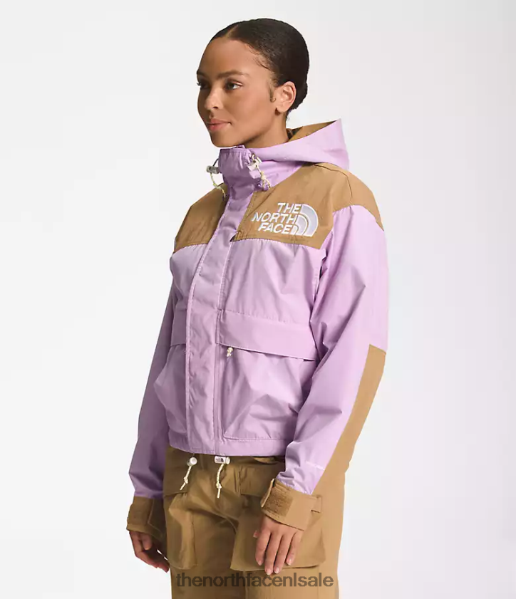 vrouwen 86 low-fi hi-tek korte bergjas The North Face P464ZN940 kleding lupine/nuttig bruin