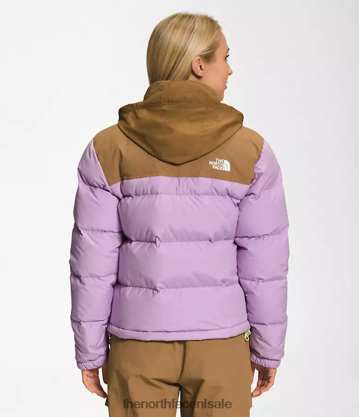 vrouwen 92 low-fi hi-tek nuptse jas The North Face P464ZN1015 kleding lupine/nuttig bruin