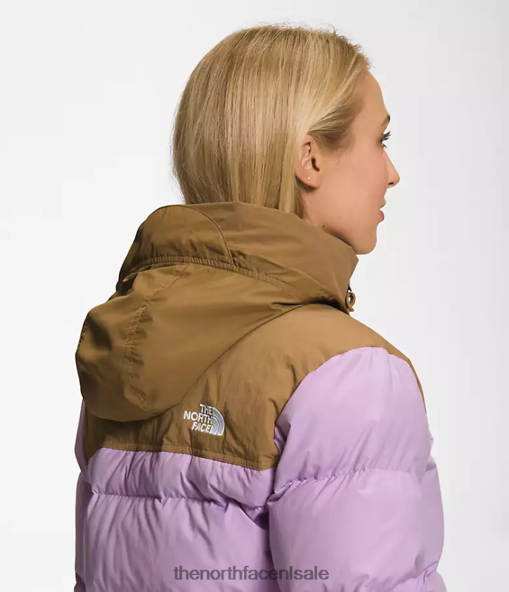 vrouwen 92 low-fi hi-tek nuptse jas The North Face P464ZN1015 kleding lupine/nuttig bruin