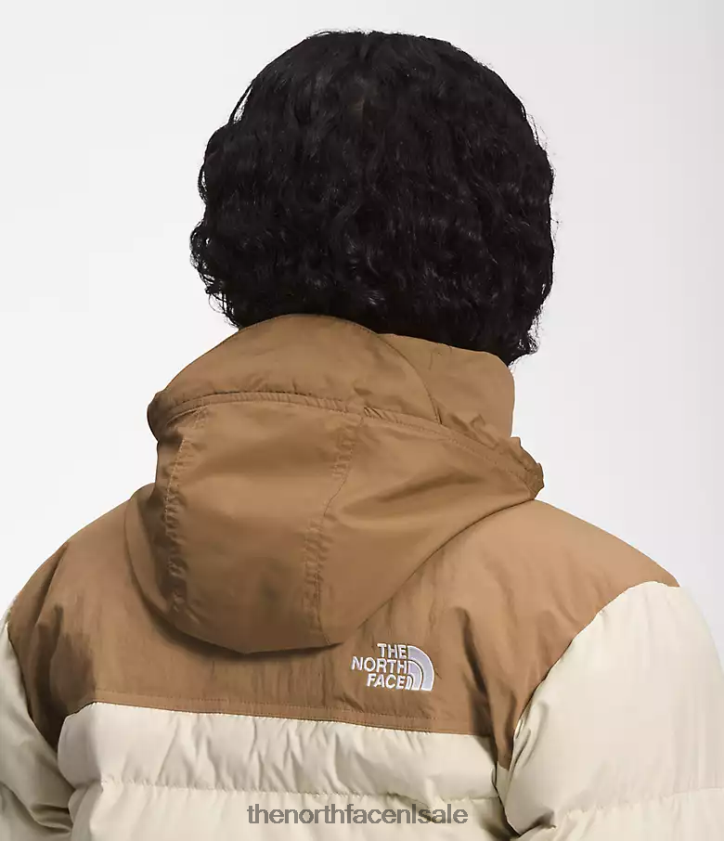 vrouwen 92 low-fi hi-tek nuptse jas The North Face P464ZN1016 kleding grind/utiliteitsbruin