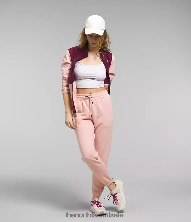 vrouwen Alpine Polartec 100-jas The North Face P464ZN1013 kleding roze mos/boysenbes