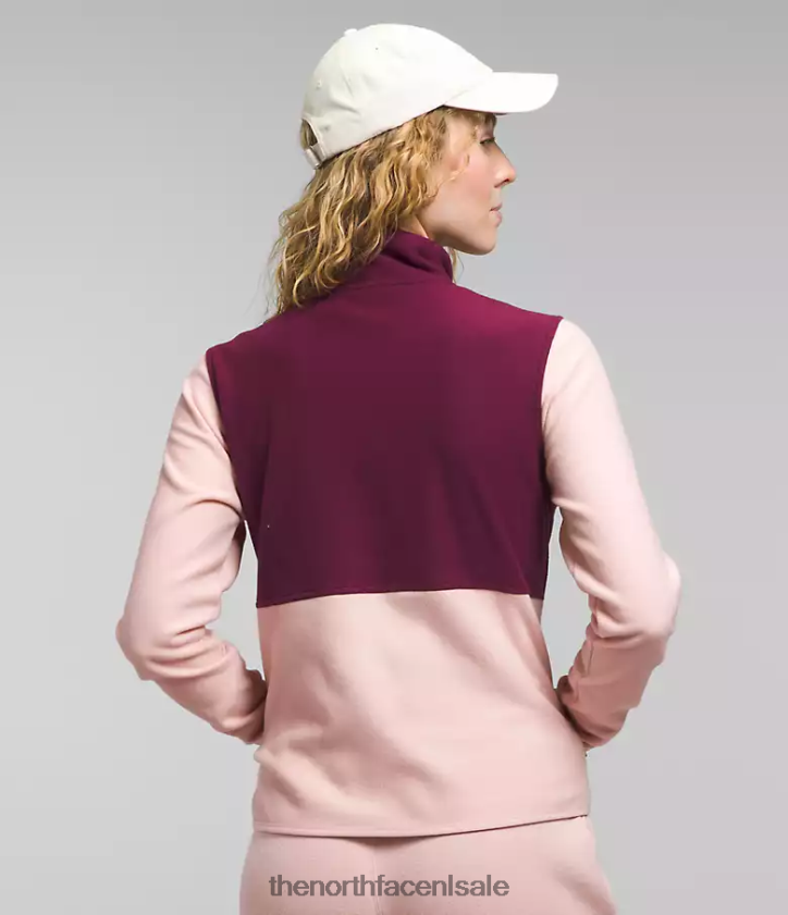 vrouwen Alpine Polartec 100-jas The North Face P464ZN1013 kleding roze mos/boysenbes