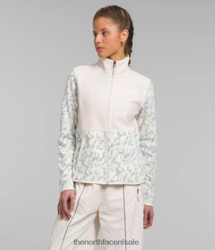 stoffige maagden grafischepalm kleurstofprint/gardenia wit