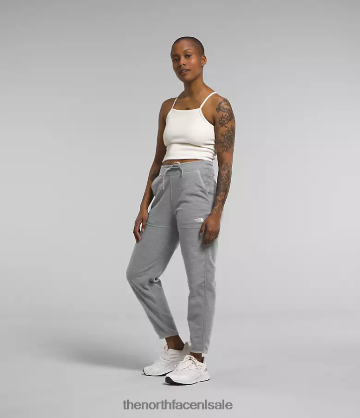 vrouwen Alpine polartec 100 broek The North Face P464ZN848 kleding tnf middengrijs gemêleerd