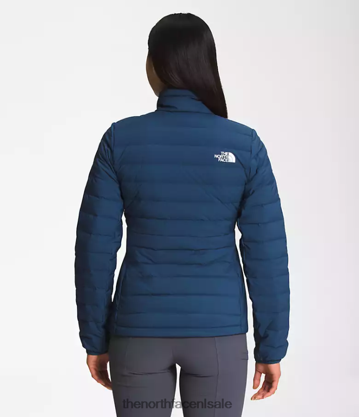 vrouwen Belleview stretch donsjack The North Face P464ZN1084 kleding schaduwrijk blauw