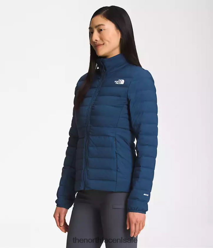 vrouwen Belleview stretch donsjack The North Face P464ZN1084 kleding schaduwrijk blauw