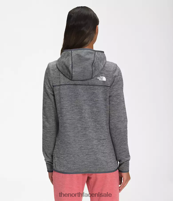 vrouwen Canyonlands-hoodie The North Face P464ZN742 kleding tnf middengrijs gemêleerd