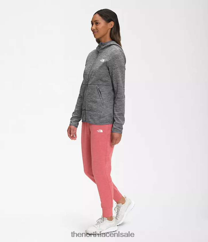 vrouwen Canyonlands-hoodie The North Face P464ZN742 kleding tnf middengrijs gemêleerd