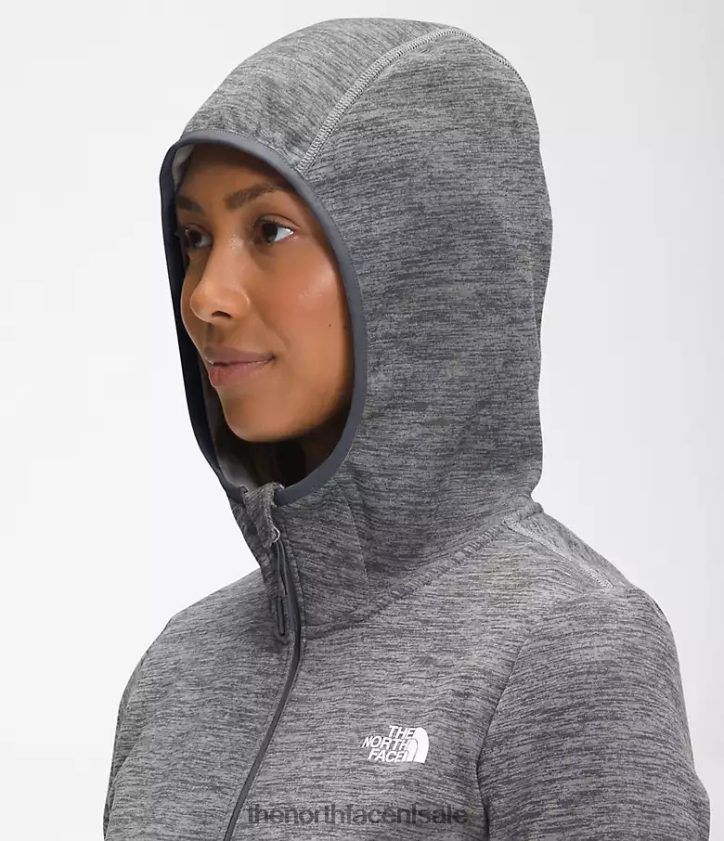 vrouwen Canyonlands-hoodie The North Face P464ZN742 kleding tnf middengrijs gemêleerd