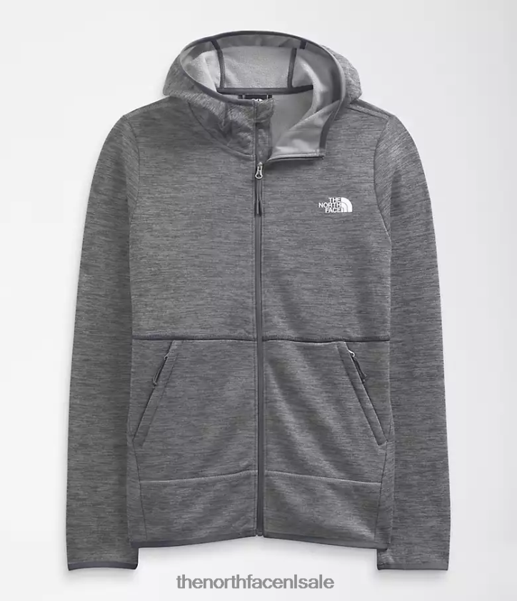 vrouwen Canyonlands-hoodie The North Face P464ZN742 kleding tnf middengrijs gemêleerd