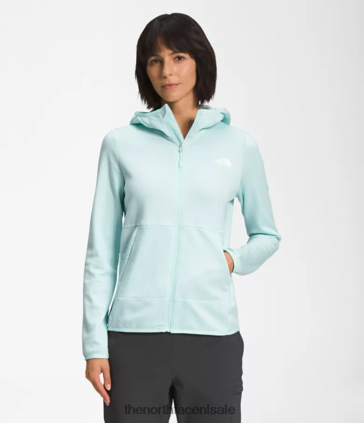 vrouwen Canyonlands-hoodie The North Face P464ZN745 kleding dakraam blauw wit gemêleerd