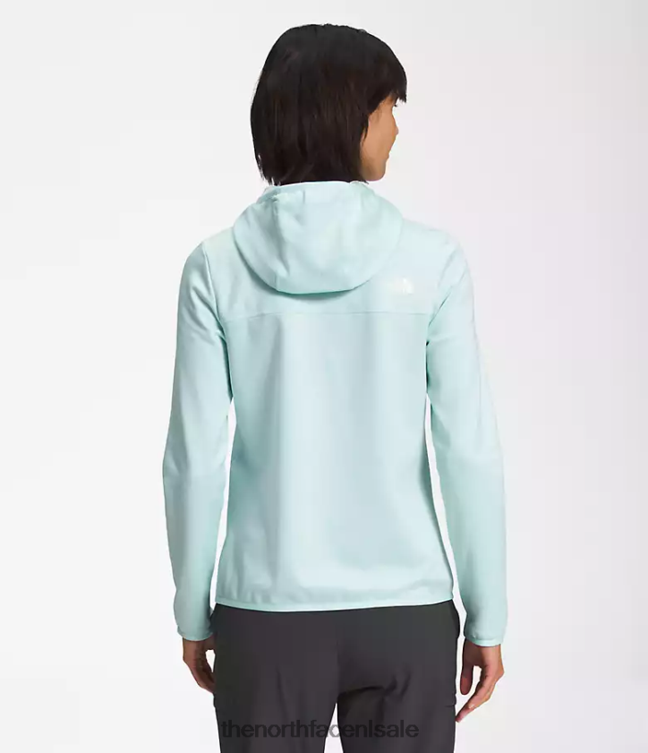 vrouwen Canyonlands-hoodie The North Face P464ZN745 kleding dakraam blauw wit gemêleerd