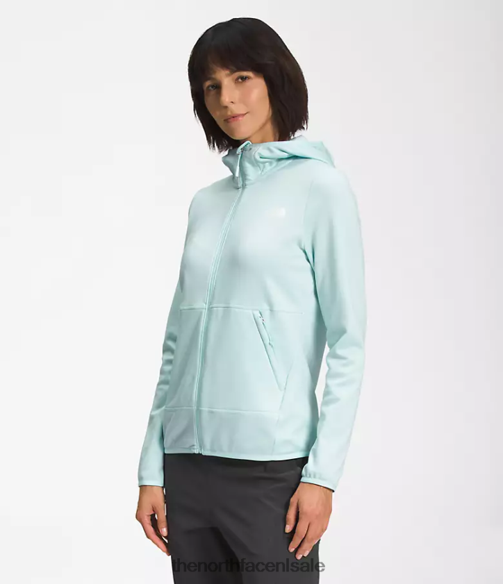 vrouwen Canyonlands-hoodie The North Face P464ZN745 kleding dakraam blauw wit gemêleerd