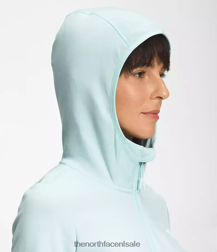 vrouwen Canyonlands-hoodie The North Face P464ZN745 kleding dakraam blauw wit gemêleerd